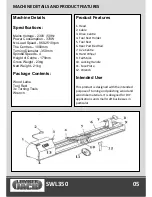 Предварительный просмотр 7 страницы Lumber Jack SWL350 Safety And Operating Manual