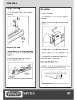 Предварительный просмотр 9 страницы Lumber Jack SWL350 Safety And Operating Manual