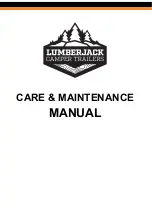 Preview for 1 page of LUMBERJACK CAMPER TRAILERS Camper Trailer Care & Maintenance Manual