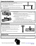 Preview for 2 page of LUMBERJACK TOOLS CF1040 Quick Start Manual