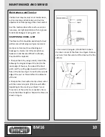 Preview for 12 page of Lumberjack BM16 Operating Manual