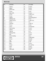 Preview for 16 page of Lumberjack BM16 Operating Manual