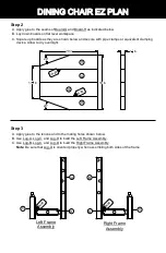 Предварительный просмотр 9 страницы Lumberjack DINING CHAIR Manual