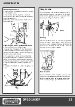 Предварительный просмотр 15 страницы Lumberjack DP20-1630F Safety And Operating Manual