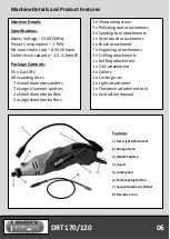 Предварительный просмотр 8 страницы Lumberjack DRT170/120 Safety And Operating Manual