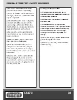 Preview for 6 page of Lumberjack LS370 Original Instructions Manual