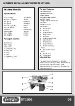 Предварительный просмотр 8 страницы Lumberjack RT1500 Original Instructions Manual