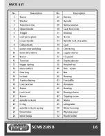 Preview for 18 page of Lumberjack SCMS210SB Operating Manual