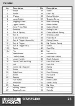 Preview for 25 page of Lumberjack SCMS254DB Safety And Operating Manual