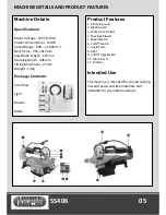 Preview for 7 page of Lumberjack SS406 Safety And Operating Manual