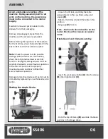 Preview for 8 page of Lumberjack SS406 Safety And Operating Manual