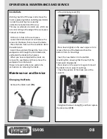 Preview for 10 page of Lumberjack SS406 Safety And Operating Manual