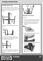 Предварительный просмотр 12 страницы Lumberjack TS210SL Original Instructions Manual