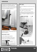 Предварительный просмотр 16 страницы Lumberjack TS210SL Original Instructions Manual