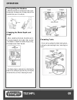 Предварительный просмотр 11 страницы Lumberjack TS254PL Original Instructions Manual