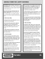 Preview for 3 page of Lumberjack TS254SE Original Instructions Manual