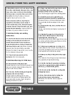 Preview for 5 page of Lumberjack TS254SE Original Instructions Manual