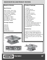 Preview for 9 page of Lumberjack TS254SE Original Instructions Manual