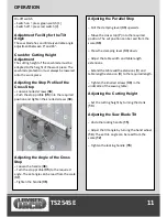 Preview for 13 page of Lumberjack TS254SE Original Instructions Manual