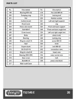 Preview for 22 page of Lumberjack TS254SE Original Instructions Manual