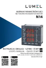 Lumel N14 User Manual & Quick Start предпросмотр