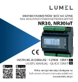 Предварительный просмотр 1 страницы Lumel NR30 series User Manual & Quick Start