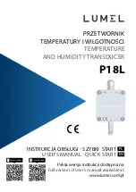 Lumel P18L User Manual & Quick Start предпросмотр