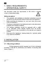 Предварительный просмотр 22 страницы Lumel P30H User Manual & Quick Start