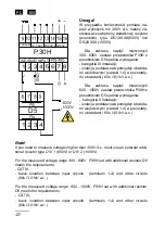 Предварительный просмотр 42 страницы Lumel P30H User Manual & Quick Start