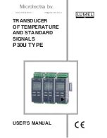 Preview for 1 page of Lumel P30U series User Manual