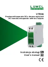 Предварительный просмотр 1 страницы Lumel VTR06 User Manual