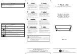 Preview for 1 page of LUMEN CENTER ITALIA MAIL L LED Assembly Istructions