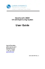 Lumen Dynamics Group OmniCure LX400+ User Manual preview