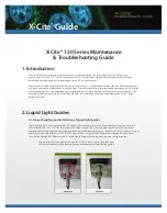 Lumen Dynamics Group X-Cite 120 Series General Maintenance & Troubleshooting предпросмотр