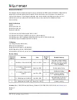 Предварительный просмотр 2 страницы Lumencor 90-10176 Manual