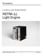 Preview for 1 page of Lumencor RETRA Manual