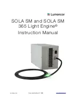 Lumencor SOLA SM Instruction Manual предпросмотр