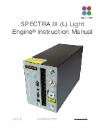 Preview for 1 page of Lumencor SPECTRA III (L) Light Engine Instruction Manual