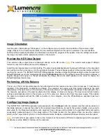 Preview for 2 page of Lumenera INFINITYHD Quick Start Manual