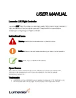 Предварительный просмотр 2 страницы Lumenier LUX User Manual