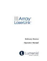 Предварительный просмотр 1 страницы LUMENIS Array LaserLink Operator'S Manual