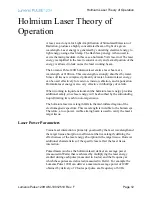 Preview for 12 page of LUMENIS PULSE 120H Operator'S Manual