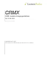 LumenRadio CRMX 200-1901 Manuallines предпросмотр