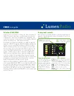 LumenRadio CRMX User Manual предпросмотр