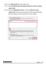 Предварительный просмотр 39 страницы Lumens DC-A11 User Manual