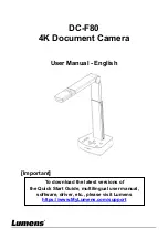 Lumens DC-F80 User Manual preview