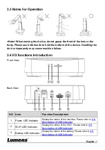 Preview for 8 page of Lumens DC-W80 User Manual