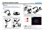 Preview for 1 page of Lumens DC136 Installation Manual