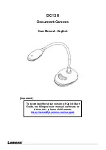 Lumens DC136 User Manual preview