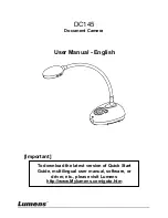 Lumens DC145 User Manual preview